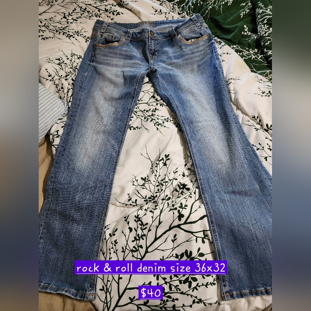 Rock & roll denim 36x32